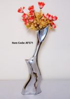 Aluminum flower vase