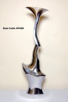 Aluminum flower vase