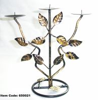 Iron Candle Holder