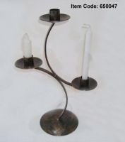 Iron Candle Holder