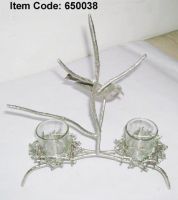 Iron Candle Holder with votive