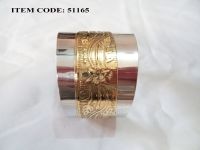 ALUMINUM & BRASS NAPKIN RING