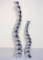 Aluminum flower vases