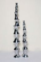 Aluminum flower vases