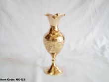 Brass flower vase