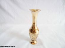 Brass flower vase