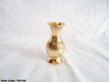 Brass flower vase