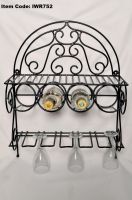 Iron Wine Rack